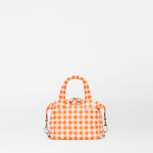 Sunset Orange Gingham Micro Sutton