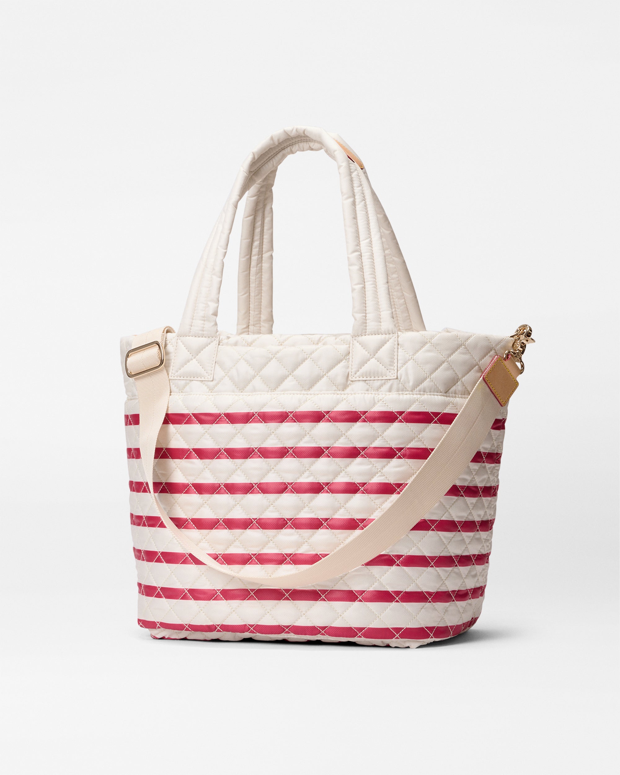 Sanshell/Apple Charter Stripe Medium Metro Tote Deluxe - Image 3