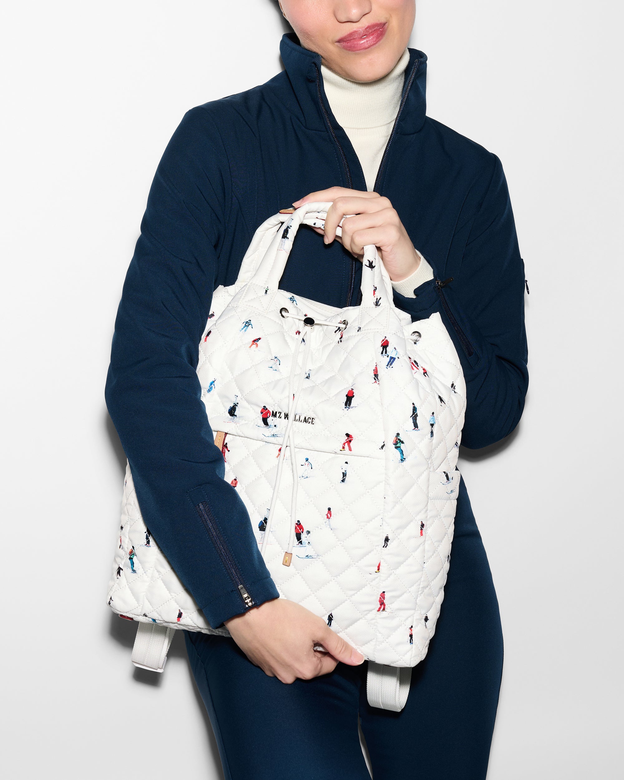 Dede Ski Print Metro Convertible Backpack - Image 5