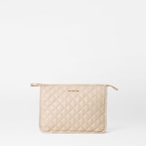 Sand Personalized Metro Zip Pouch