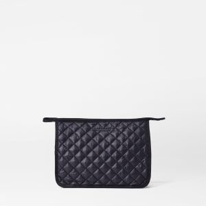 Black Personalized Metro Zip Pouch