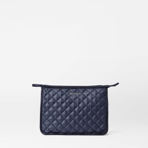 Navy Metro Zip Pouch