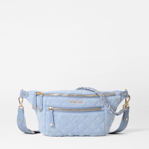 True Light Denim Small Crosby Crossbody Sling