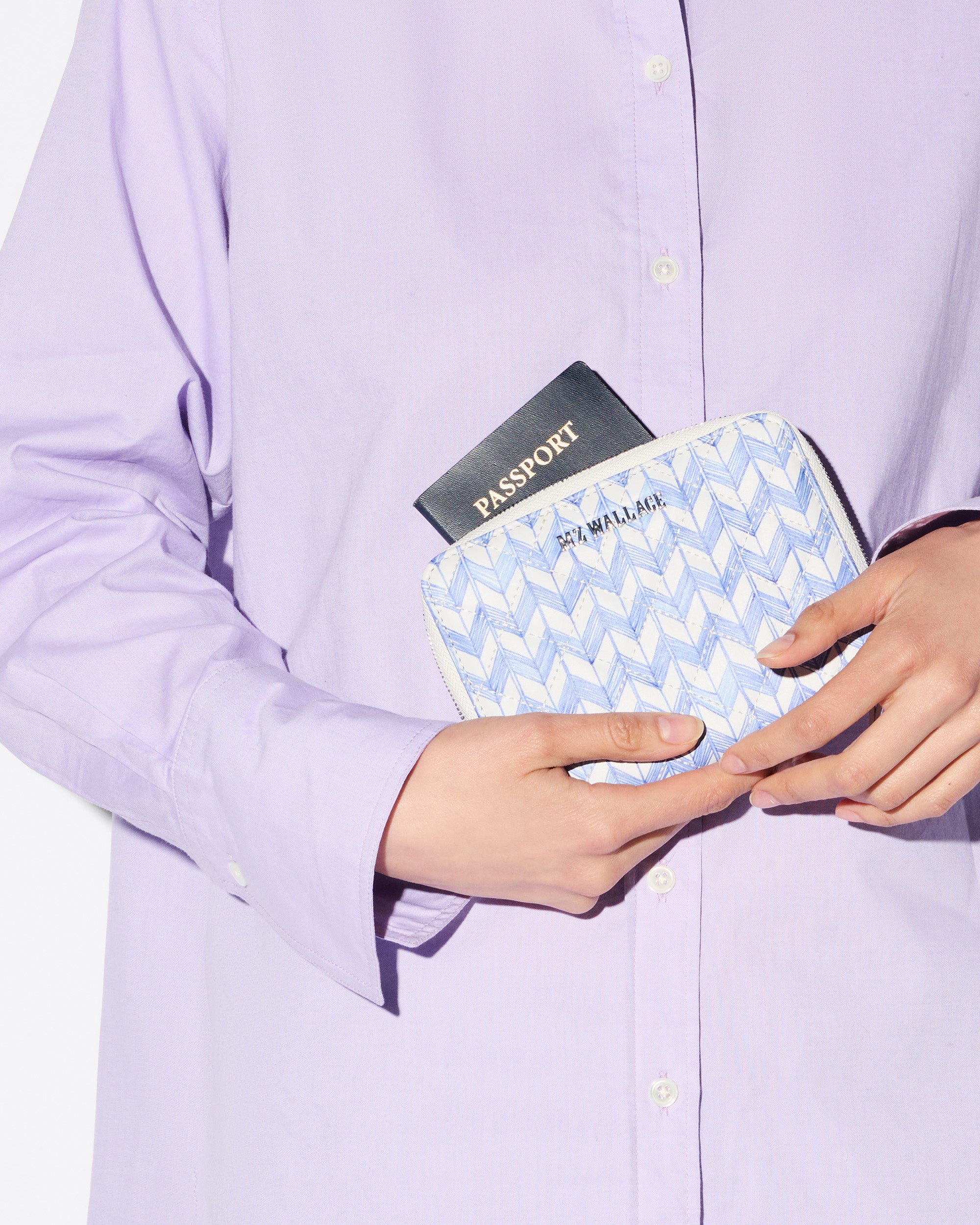 Porcelain Blue/Komon Passport Wallet Organizer - Image 2