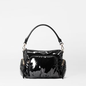 Black Lacquer Small Chelsea Crossbody
