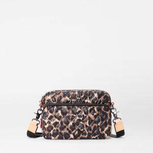 Leopard Small Metro Camera Crossbody Bag