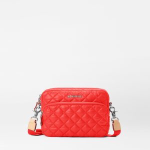 Bright Cherry Small Metro Camera Crossbody Bag