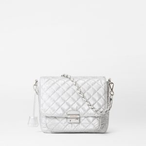 Oyster Metallic Medium Crosby Lock Crossbody
