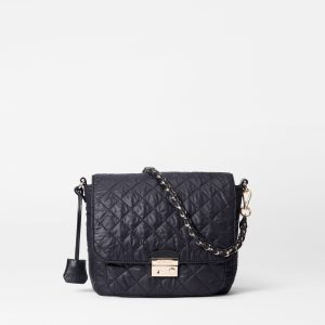 Black Medium Crosby Lock Crossbody