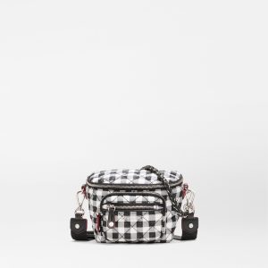 Black/White Gingham Micro Crosby Sling