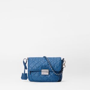 French Blue Small Crosby Lock Crossbody