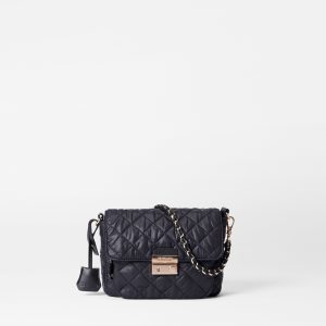 Black Small Crosby Lock Crossbody