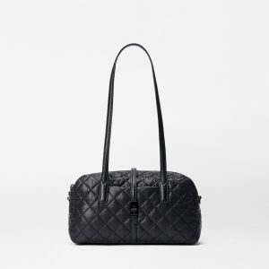 Black Small Astor Satchel Shoulder