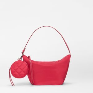 Red Apple Small Waverly Hobo