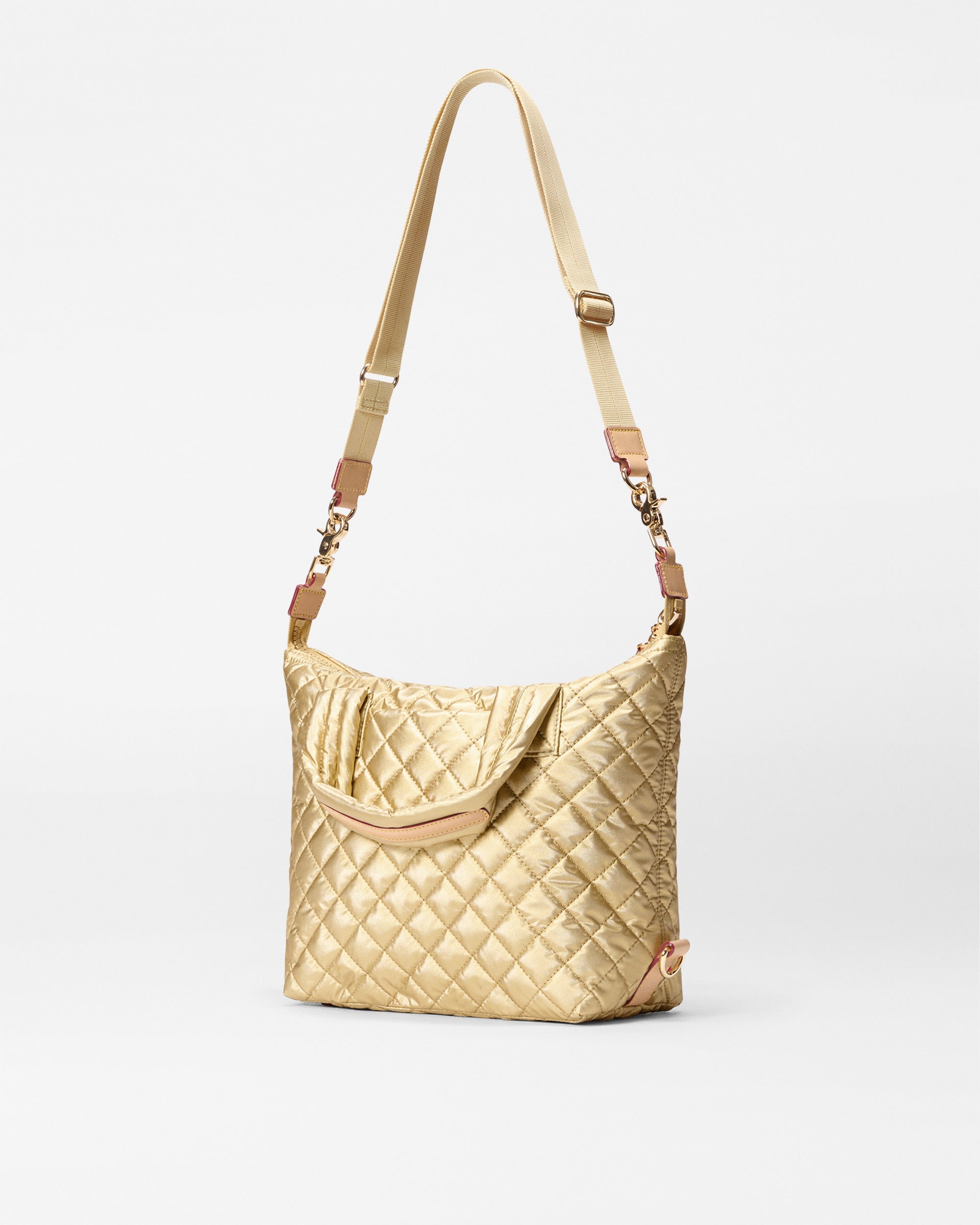 Light Gold Pearl Small Sutton Deluxe w/ Chain - Image 4