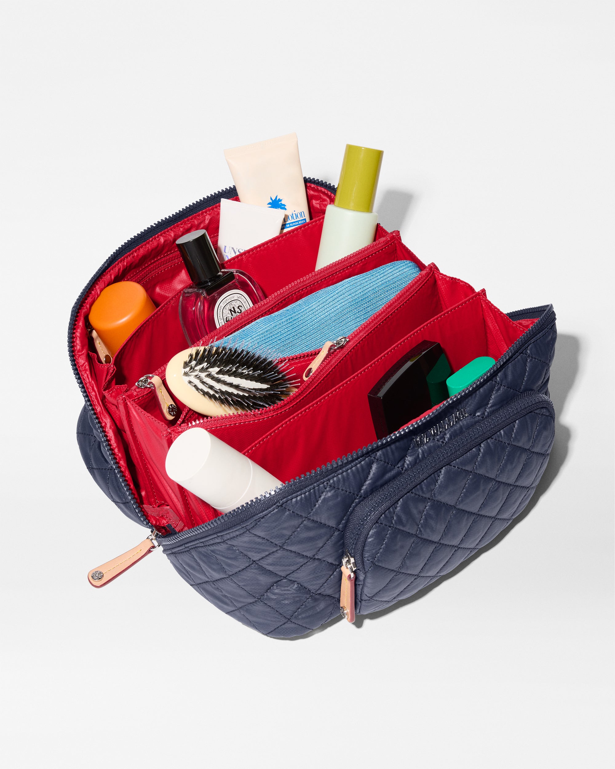 Navy/Apple Large Accordion Organizer - Image 3