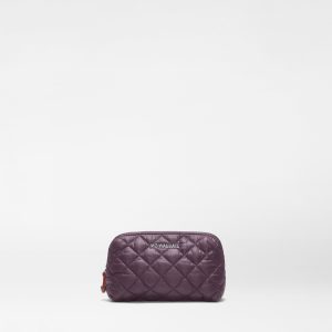 Raisin Small Double Zip Cosmetic