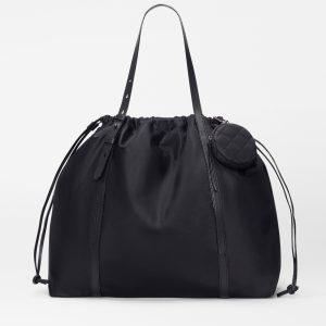 Black Large Waverly Tote