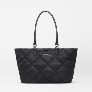 Black Medium Madison E/W Tote