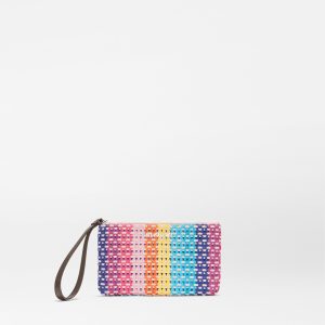 Feria Stripe Flat Metro Wristlet