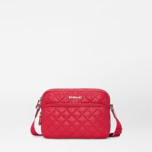 Red Apple Small Metro Camera Crossbody Bag