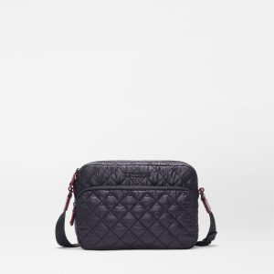 Black Small Metro Camera Crossbody Bag