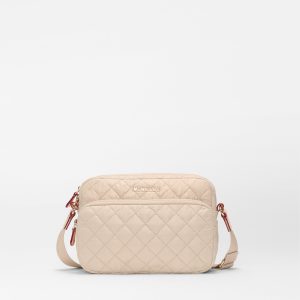 Sand Small Metro Camera Crossbody Bag
