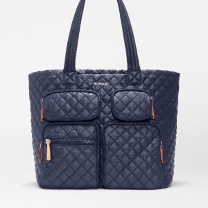 Navy Large Metro Travel Tote