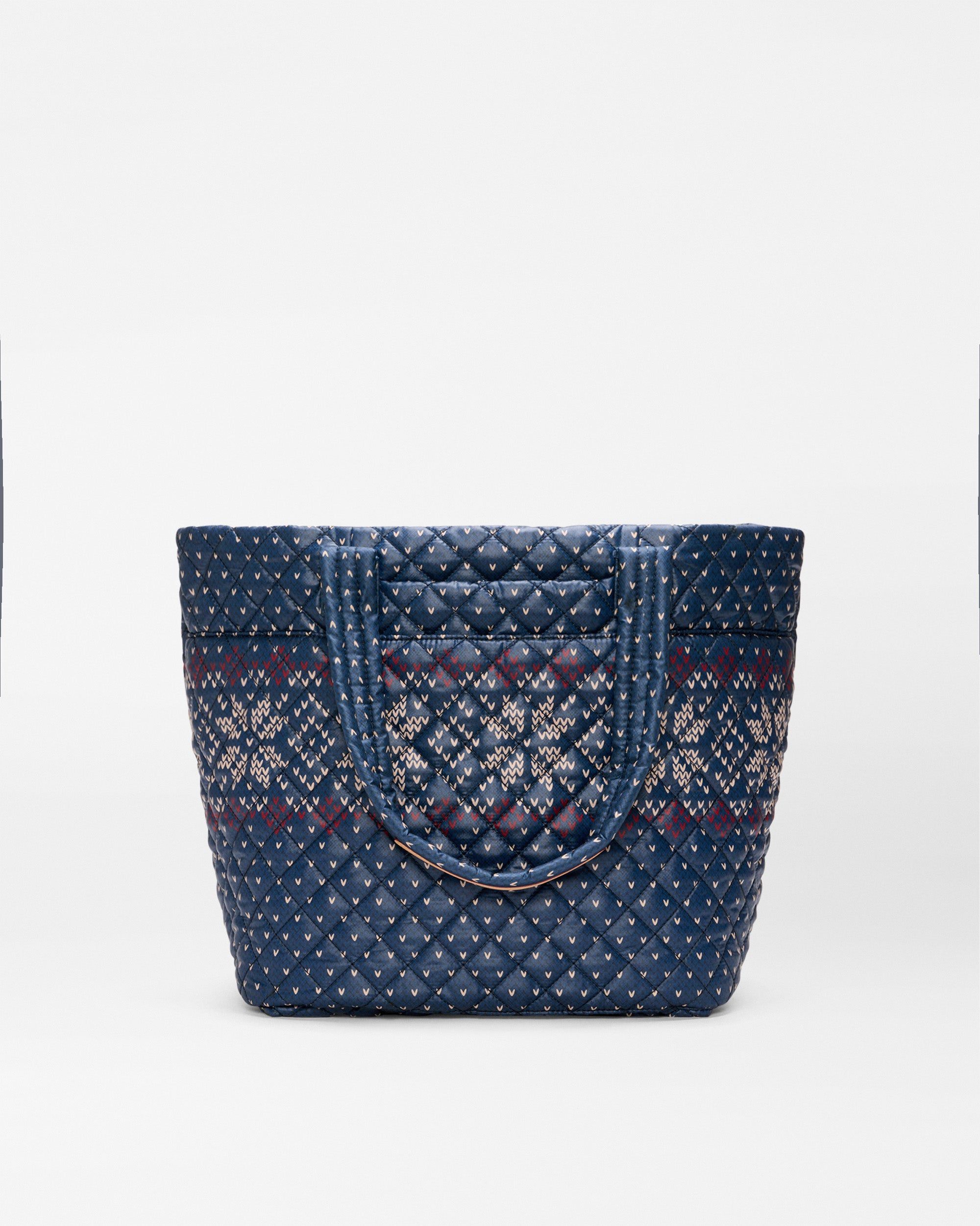 Fair Isle Print Medium Metro Tote Deluxe - Image 4
