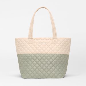 Agave Green/Buff Medium Metro Tote Deluxe