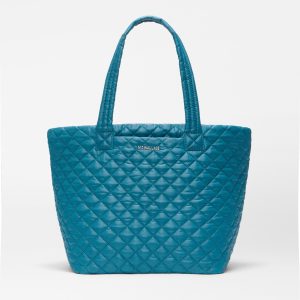 Pacific Blue Medium Metro Tote Deluxe