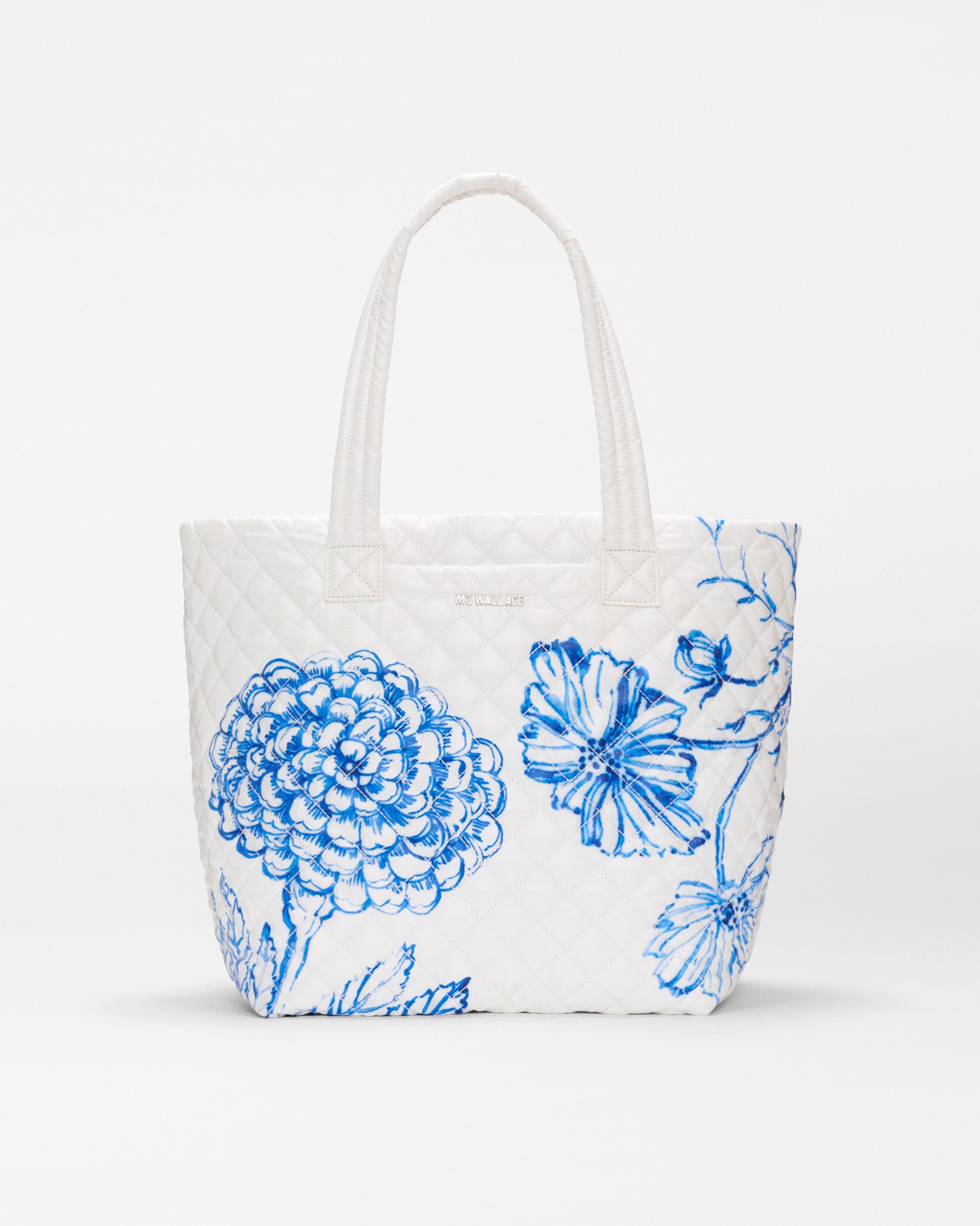 Porcelain Blue/Floral Medium Metro Tote Deluxe