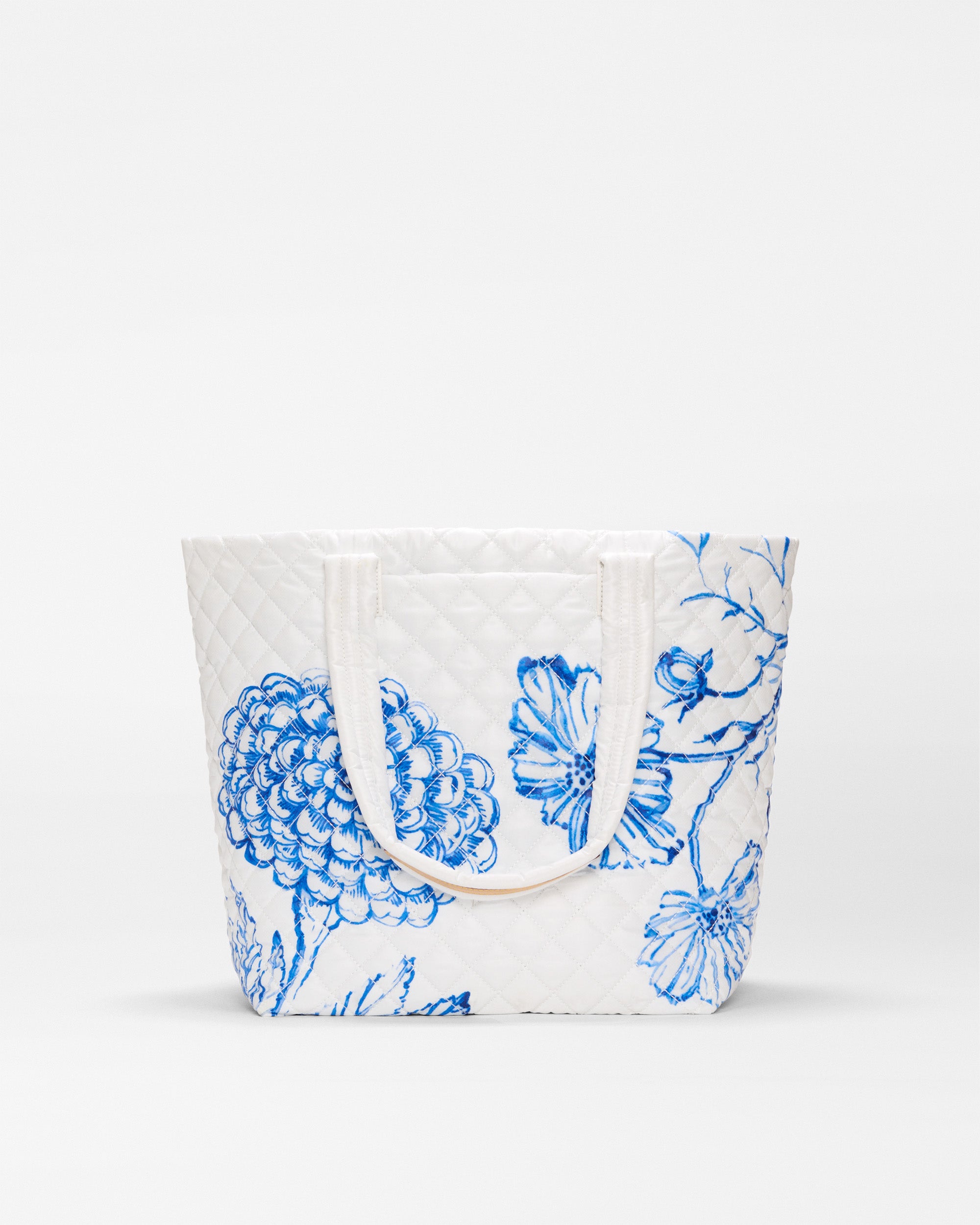 Porcelain Blue/Floral Medium Metro Tote Deluxe - Image 3