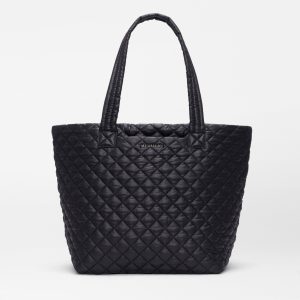 Black Medium Metro Tote Deluxe