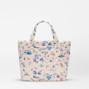 Dede Beach Print Small Metro Tote Deluxe