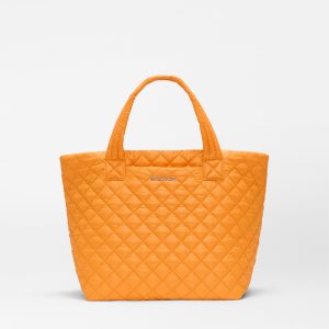 Sunset Orange Small Metro Tote Deluxe