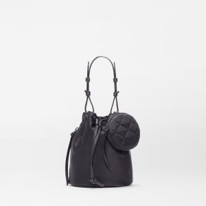Black Waverly Bucket Bag