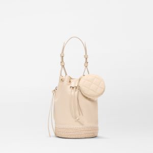 Sand Waverly Espadrille Bucket Bag