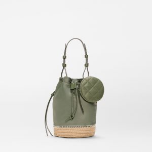 Agave Green Waverly Espadrille Bucket Bag
