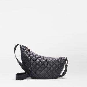 Black Small Metro Smile Bag