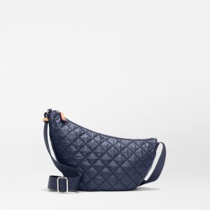 Navy Small Metro Smile Bag