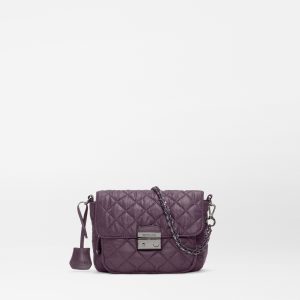 Raisin Small Crosby Lock Crossbody