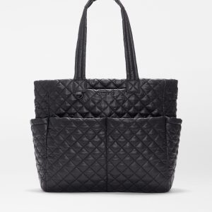 Black Metro Diaper Tote