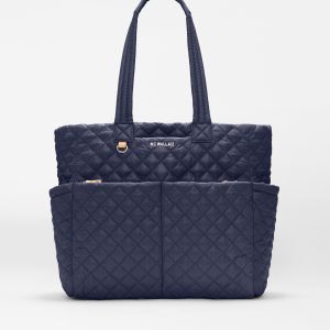 Navy Metro Diaper Tote