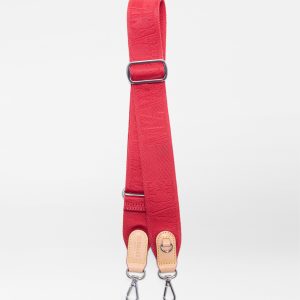 Red Apple Logo Webbing Strap