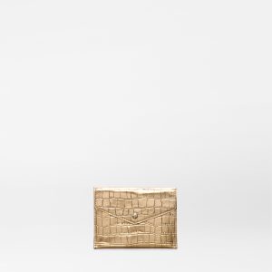 Gold Croc Effect Greta