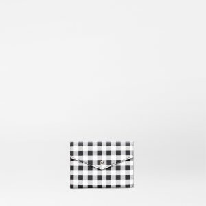 Black/White Gingham Greta Wallet